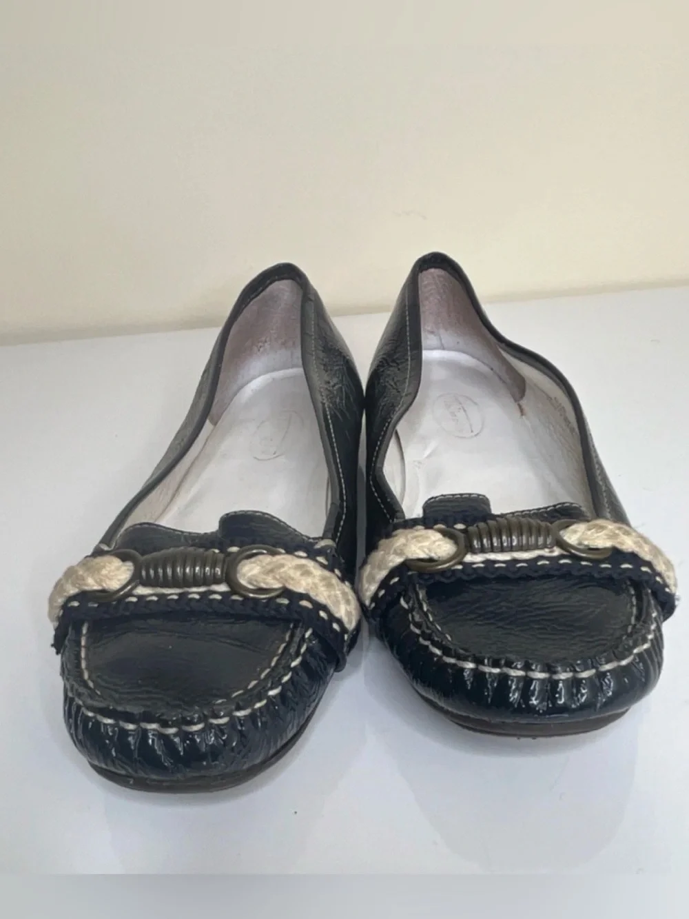 Talbots Women's Horse Bit Loafer Flats with Braided Accent Size 8.5B